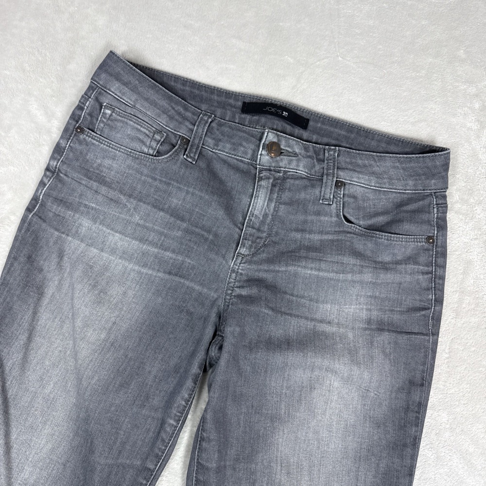 Joe's Jeans The Icon Skinny Ankle Mid-Rise Women's Size 28Wx28L Smoke Gray